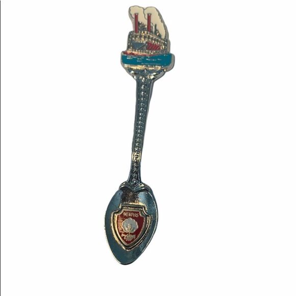 Memphis Riverboat Souvenir Spoon - Picture 2 of 9